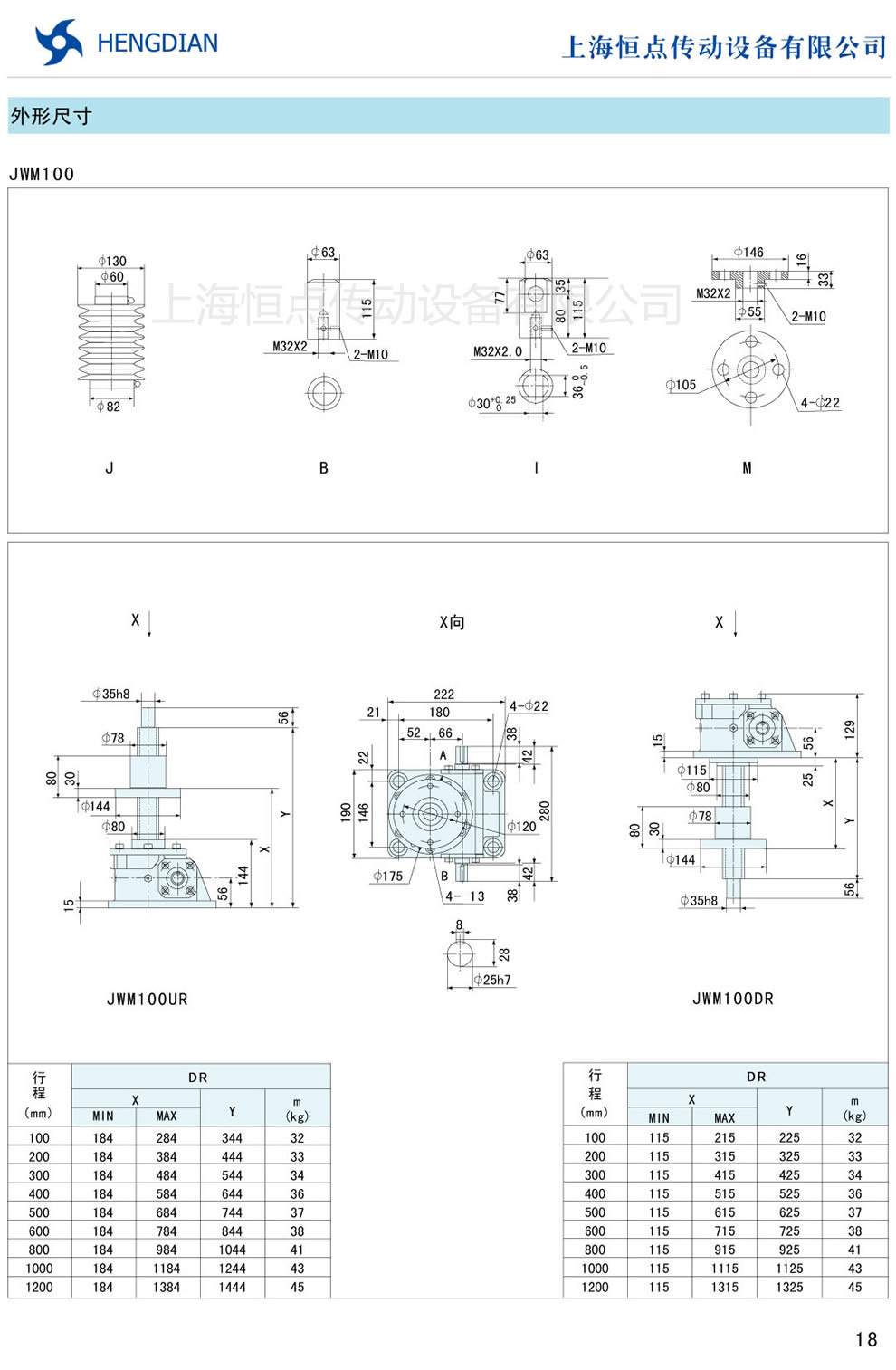 JWM���������C�����γߴ� JWM100